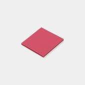Kardinalrot (einfarbig) post-it klebezettel (angewinkelt)