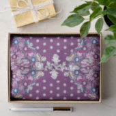 Kardinalrot Rosacee & Schneeflocke Seidenpapier (Geschenk)