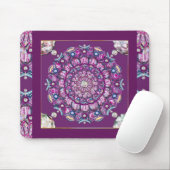 Kardinalrot Rosette Mousepad (Mit Mouse)
