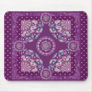 Kardinalrot Rosette Mousepad