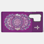 Kardinalrot Rosette Samsung Galaxy Hülle (Rückseite (Horizontal))