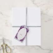 Kardinalrot Rosette & Schneeflocke Geschenkanhänger (Mit Garn)