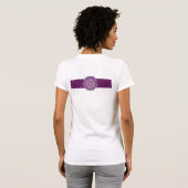 Kardinalrot Rosette T-Shirt (Schwarz voll)