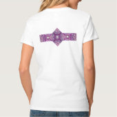 Kardinalrot Rosette T-Shirt (Rückseite)