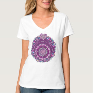 Kardinalrot Rosette T-Shirt