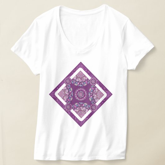 Kardinalrot Rosette T-Shirt (Ablage )