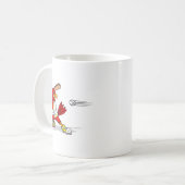 Kardinals-Baseball-Spieler Kaffeetasse (Vorderseite Links)