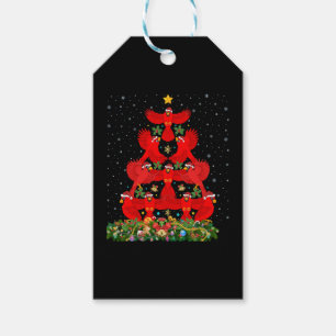 Kardinals Bird Christmas Tree Geschenk Weihnachten Geschenkanhänger