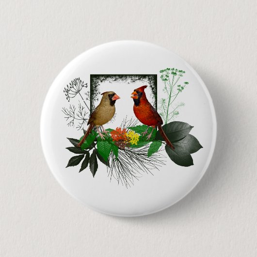 Kardinals Corner Abzeichen Button (Vorderseite)