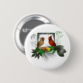 Kardinals Corner Abzeichen Button (Vorne & Hinten)