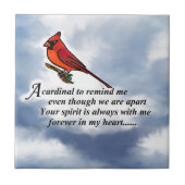 Kardinals-Denkmal-Gedicht Fliese (Vorderseite)