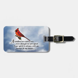 Kardinals-Denkmal-Gedicht Gepäckanhänger