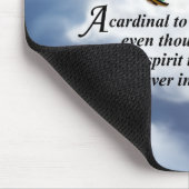 Kardinals-Denkmal-Gedicht Mousepad (Ecke)