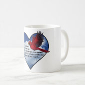 Kardinals-Herz-Gedicht Kaffeetasse (VorderseiteRechts)