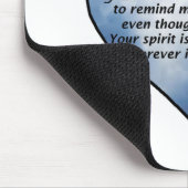 Kardinals-Herz-Gedicht Mousepad (Ecke)