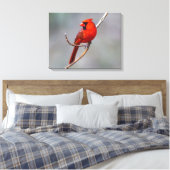 Kardinals-Leinwand-Druck Leinwanddruck (Insitu (Schlafzimmer))
