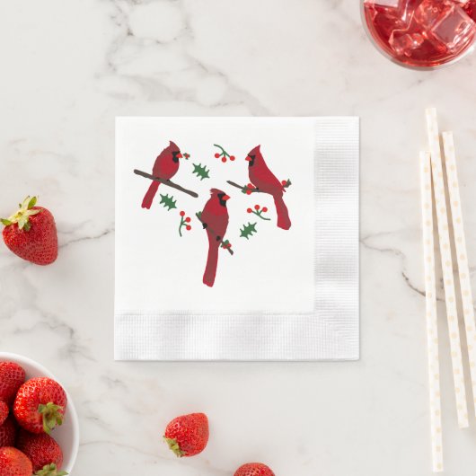 Kardinals Paper Napkin Serviette (Beispiel)