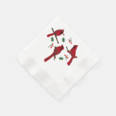 Kardinals Paper Napkin Serviette (Ecke)