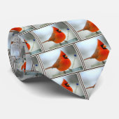 Kardinals-Rot-Vogel Krawatte (Gerollt)