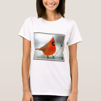 Kardinals-Rot-Vogel T-Shirt