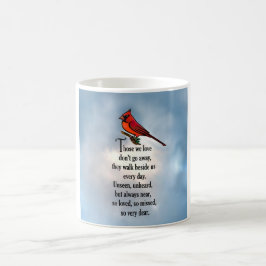 Kardinals-"so geliebtes" Gedicht Kaffeetasse