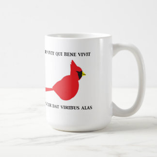 Kardinals-Tasse mit lateinischer Phrase Kaffeetasse