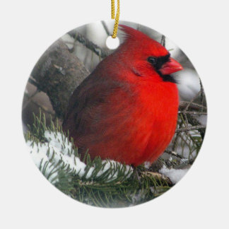 Kardinals-Verzierung Keramik Ornament