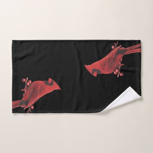 Kardinals-Vogel-Badezimmer-Tuch-Set Badhandtuch Set (Handtuch)