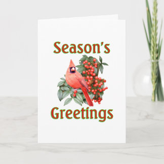 Kardinals-Weihnachten Feiertagskarte