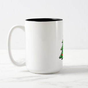 Kardinals-Weihnachtsbaum-Freude Zweifarbige Tasse