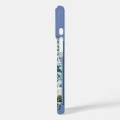 Kardinals Weihnachtsfest Blau Case-Mate iPhone Hülle (Rückseite / Links)