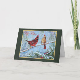 Kardinals-Weihnachtskarte Feiertagskarte