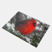 Kardinals-willkommene Matte (Schrägansicht)