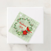 Kardinals Wreath Personalisiert Geschenkanhänger (Beispiel)