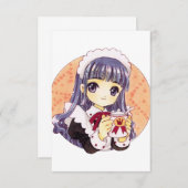 Kardinalsakura Einladung (Vorne/Hinten)