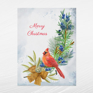 Kardinalsrot Wacholderbeeren Weihnachten