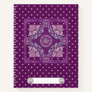Kardinalsrote Rosette Notizblock