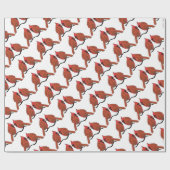 Kardinalsvogelliebhaber Geschenkpapier (Flach)