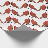 Kardinalsvogelliebhaber Geschenkpapier (Ecke)