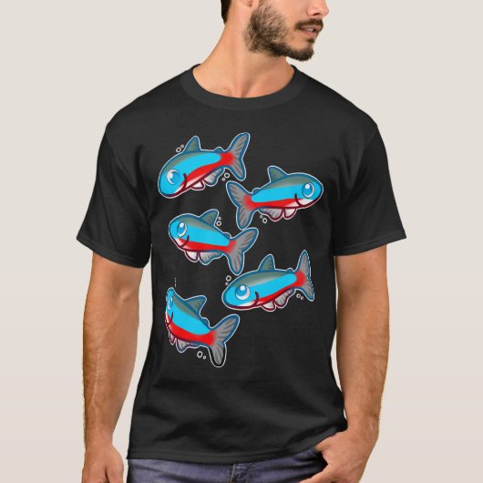 Kardinaltetras T-Shirt (Vorderseite)