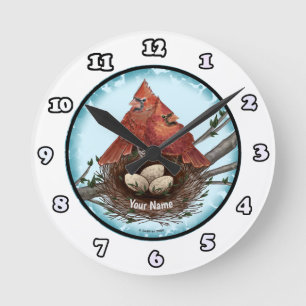 Kardinaluhr Nest Runde Wanduhr