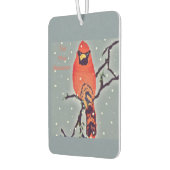 Kardinalvogel im Schneefall Autolufterfrischer (Links)