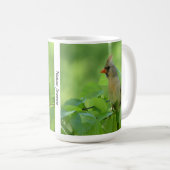 Kardinalvogeltasse Kaffeetasse (VorderseiteRechts)