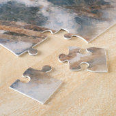 Kardinalweibchen Winter Aquarell Puzzle (Seite)