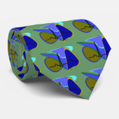 Kardiologe Abstrakte Krawatte QRS Design (Gerollt)