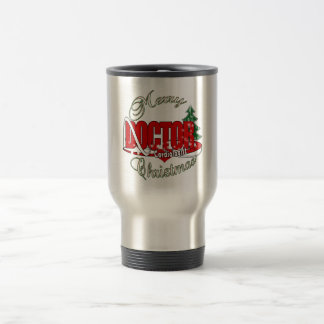 Kardiologe DOCTOR MERRY CHRISTMAS Reisebecher