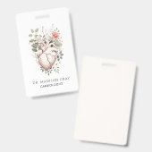 Kardiologe Doktor Ausweis (Vorder- & Rückseite)