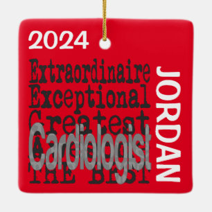 Kardiologe Extraordinaire CUSTOM Keramikornament