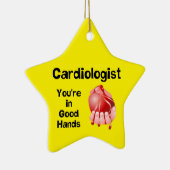 Kardiologe Good Hands Keramik Ornament (Rechts)