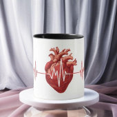 Kardiologe Herzarzt Kardiologie Echo Design Tasse